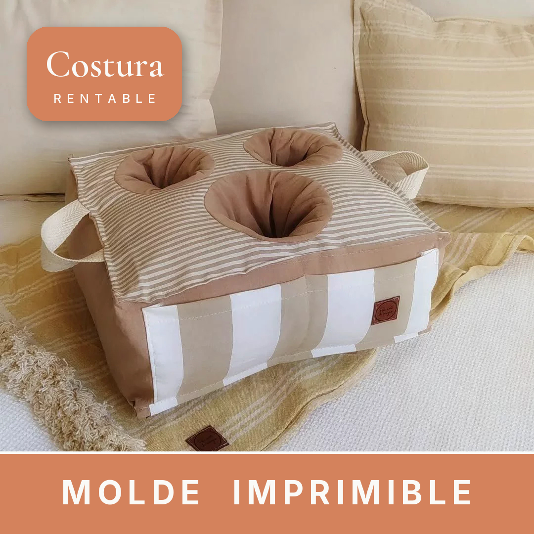 ALMOHADON MATERO VIRAL - Molde listo para imprimir desde tu casa